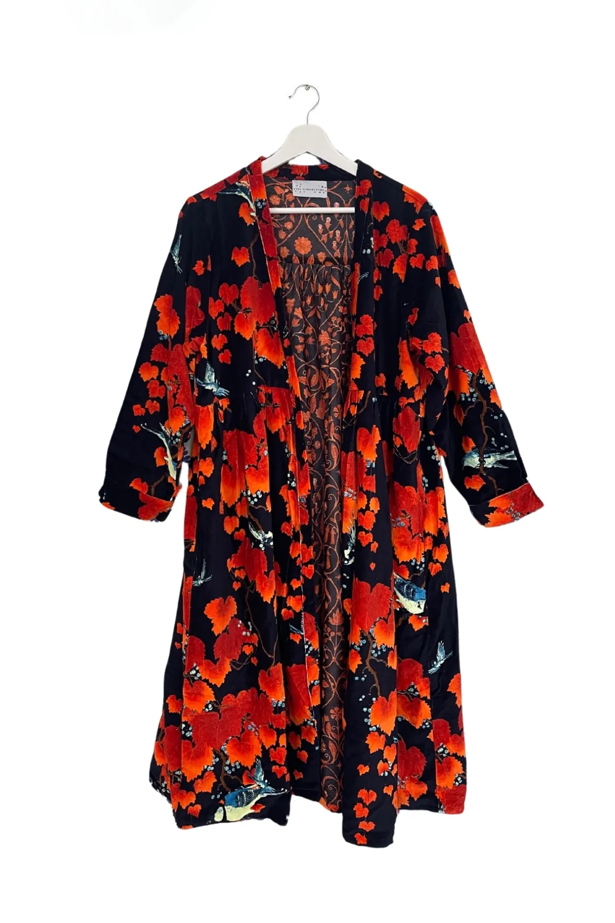 Women One Hundred Stars Acer Black Velvet Duster