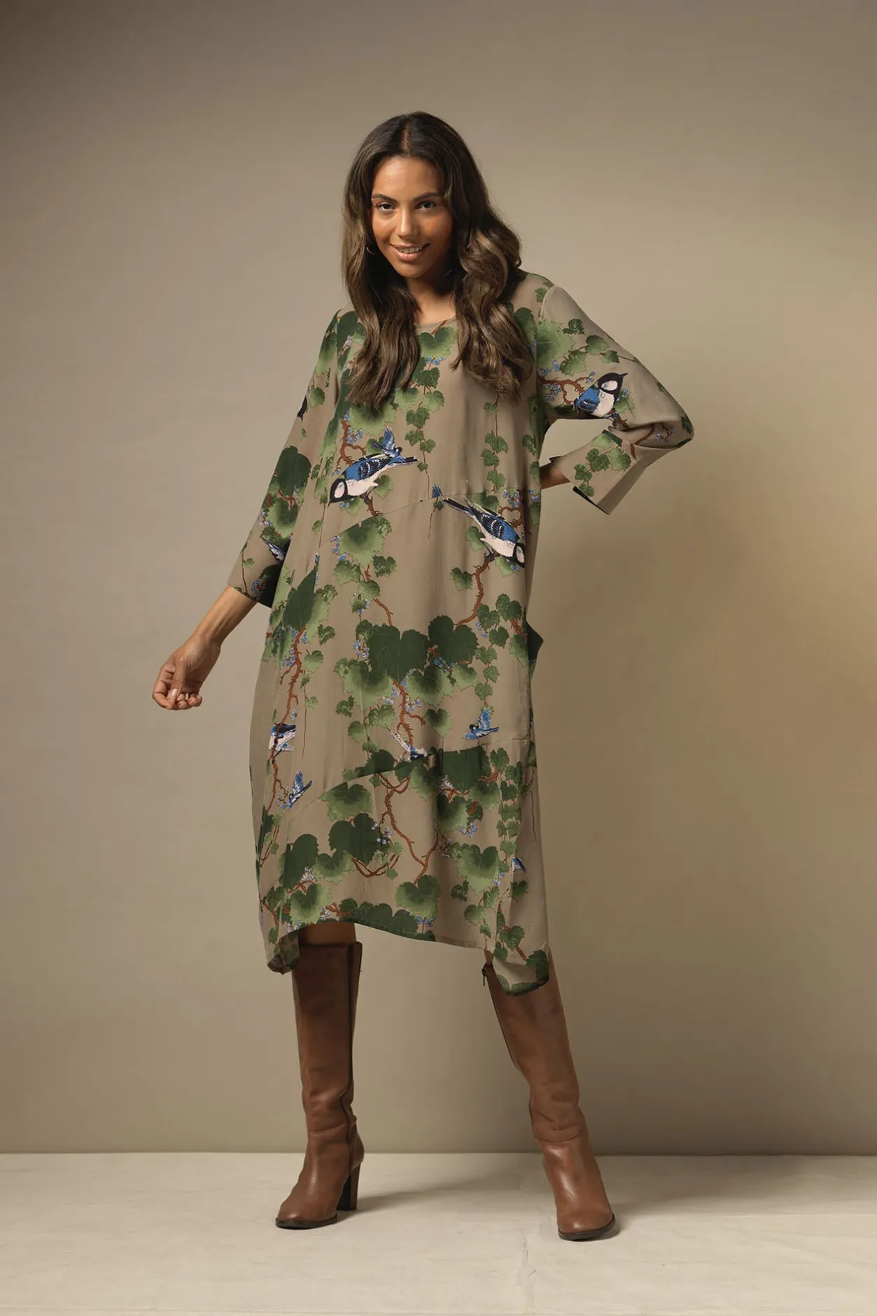 Women One Hundred Stars Acer Stone Asymmetric Dress