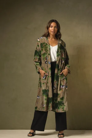 Women One Hundred Stars Acer Stone Velvet Duster