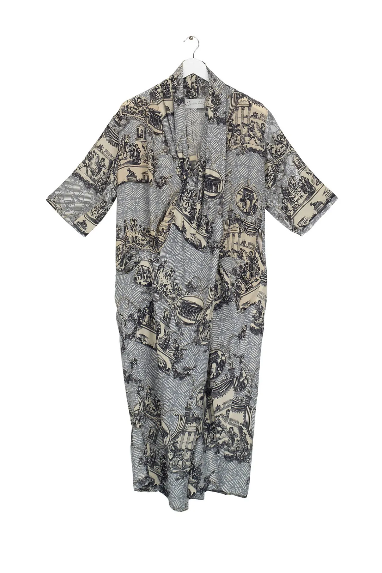 Women One Hundred Stars Ancient Columns Charcoal Rachel Dress