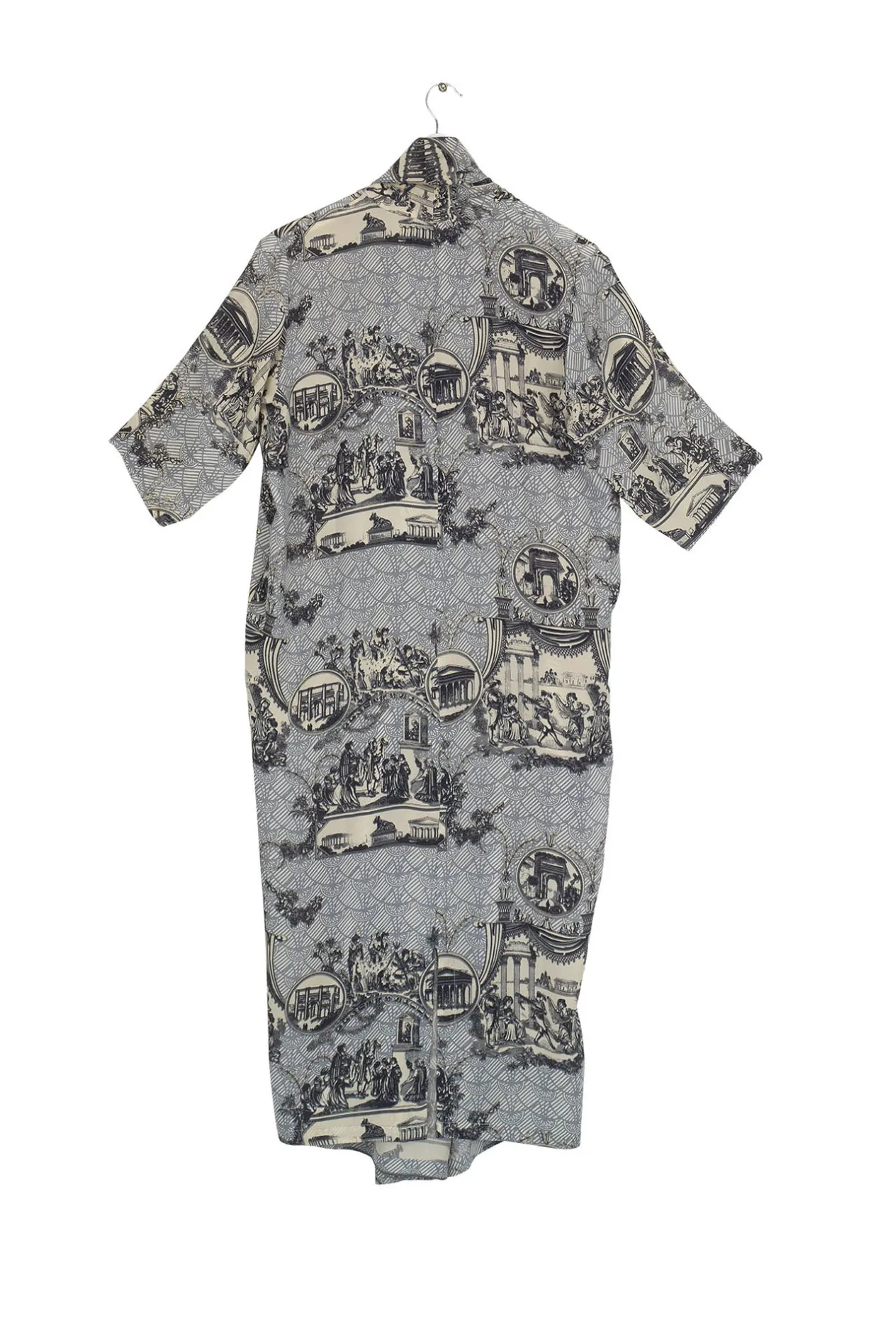 Women One Hundred Stars Ancient Columns Charcoal Rachel Dress