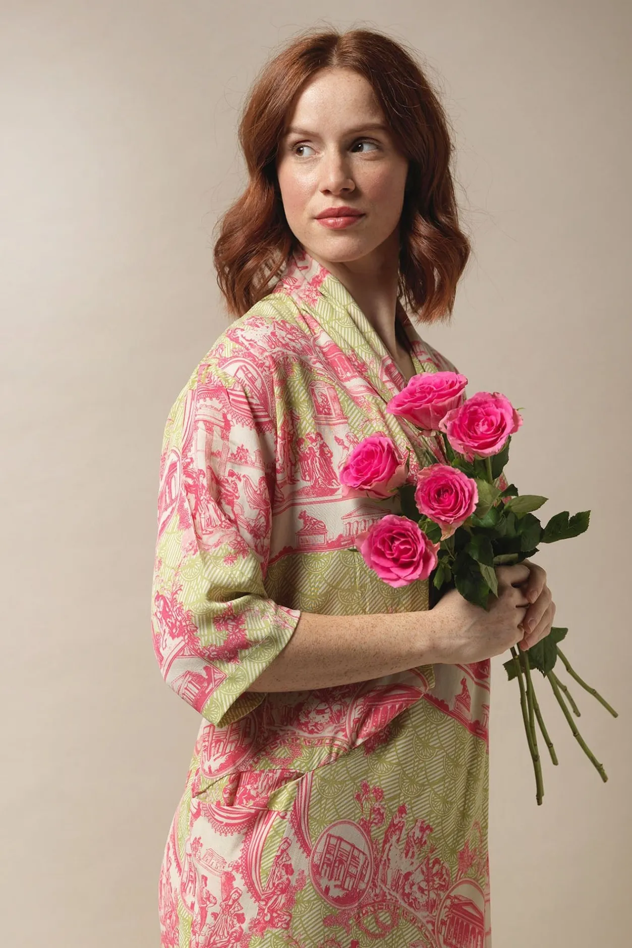 Women One Hundred Stars Ancient Columns Olive Rachel Dress