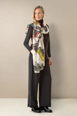 One Hundred Stars Bird Stone Scarf