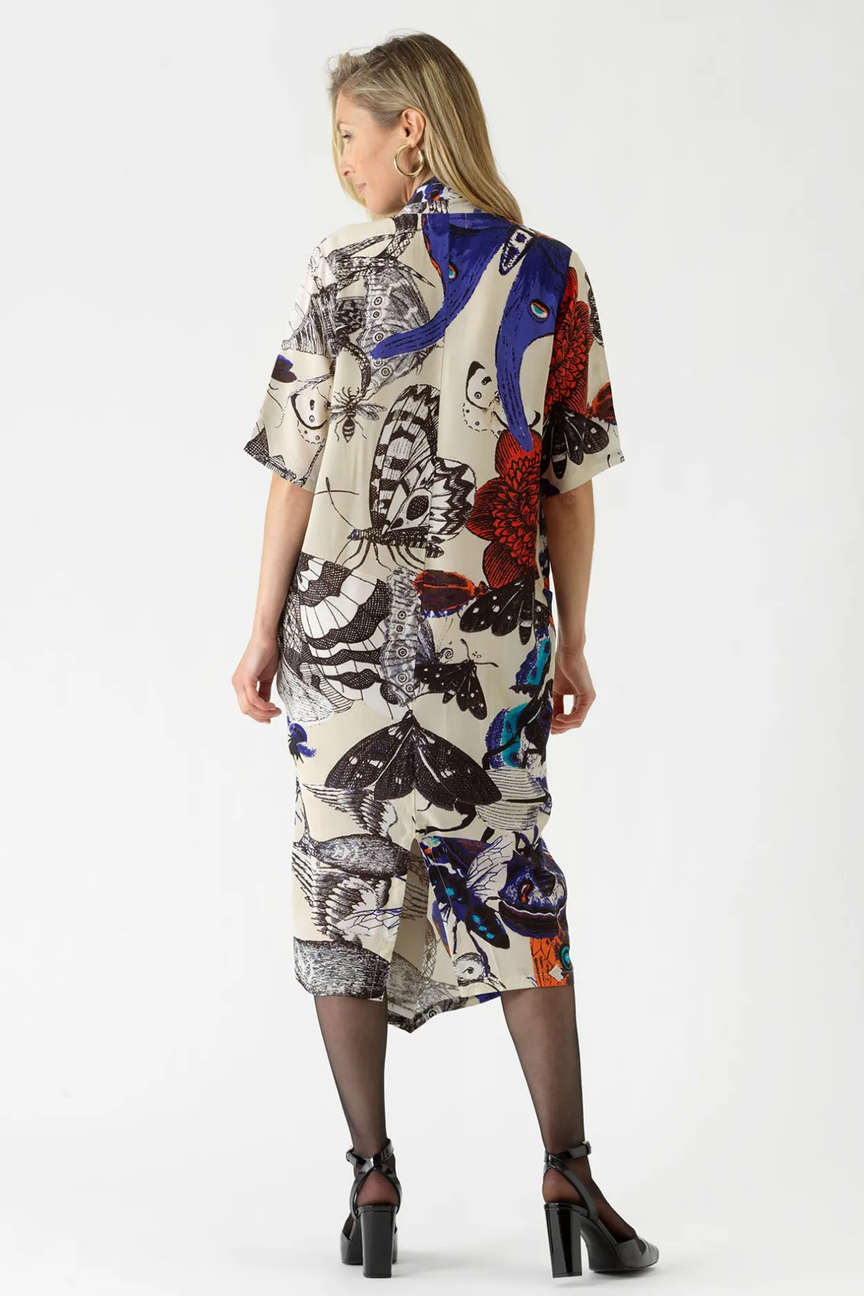 Women One Hundred Stars Butterflies Cobalt Rachel Dress