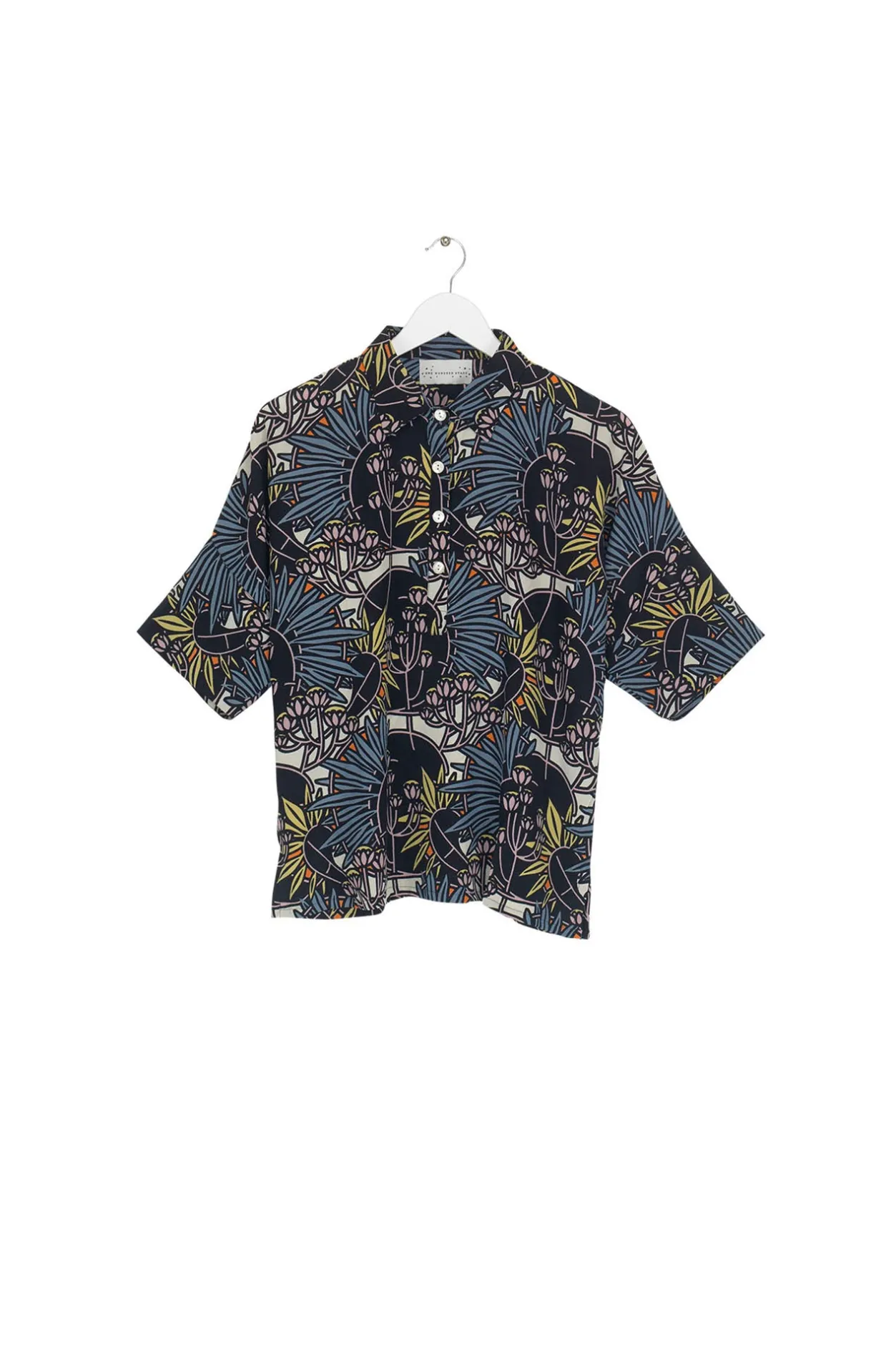 Women One Hundred Stars Deco Daisy Grey Pippa Top