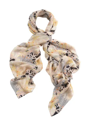 One Hundred Stars Deco Daisy Mauve Scarf