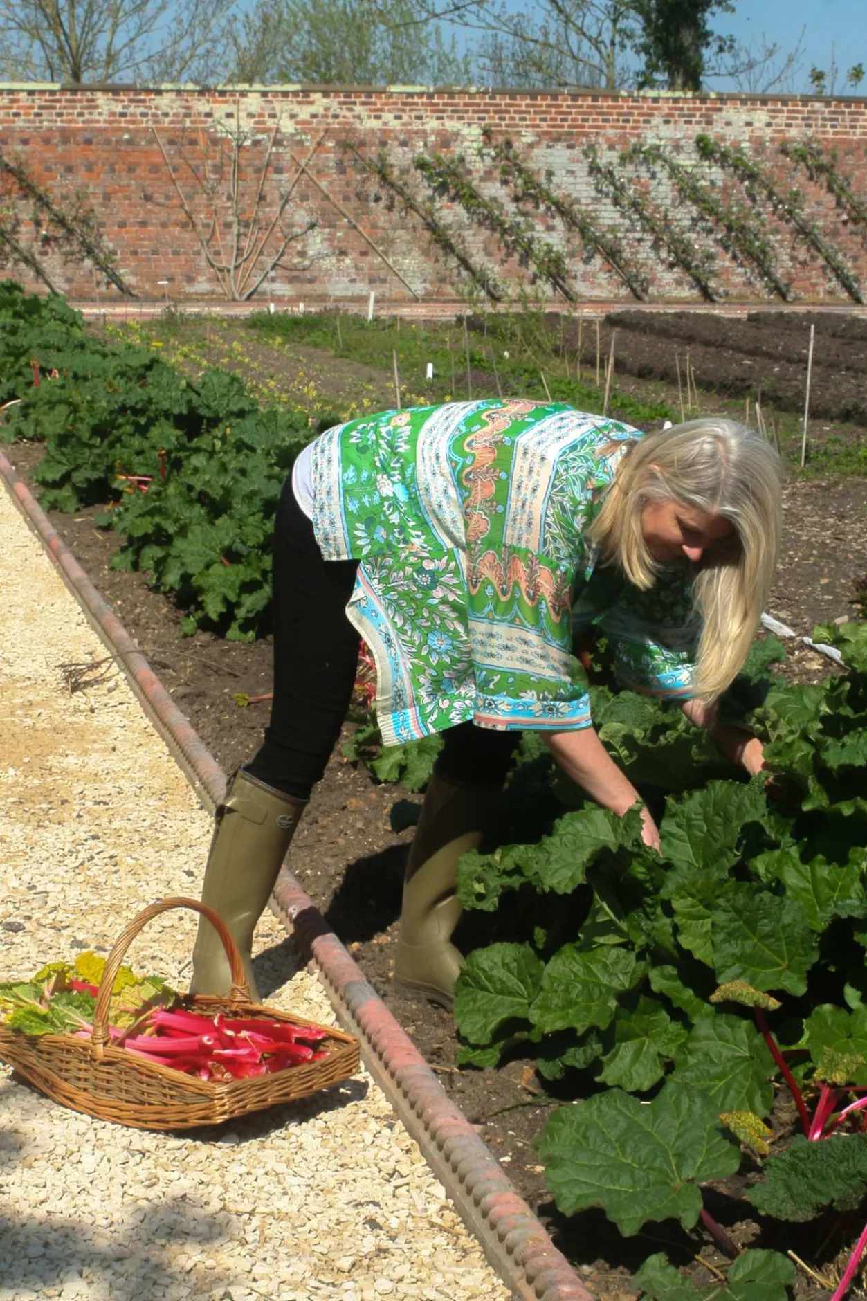 Women One Hundred Stars Folk Flowers Green Kimono