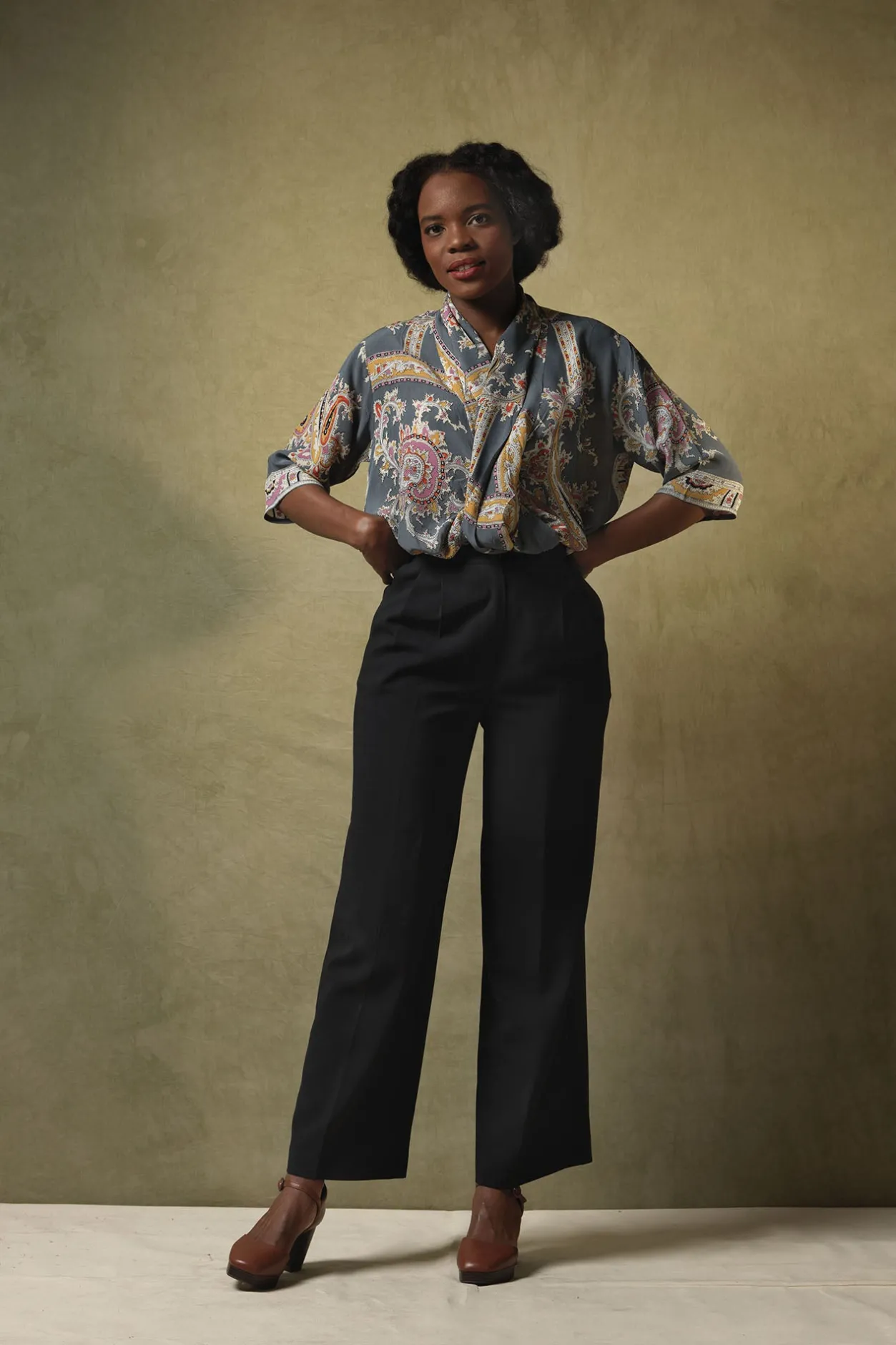 Women One Hundred Stars Handkerchief Grey Rachel Top