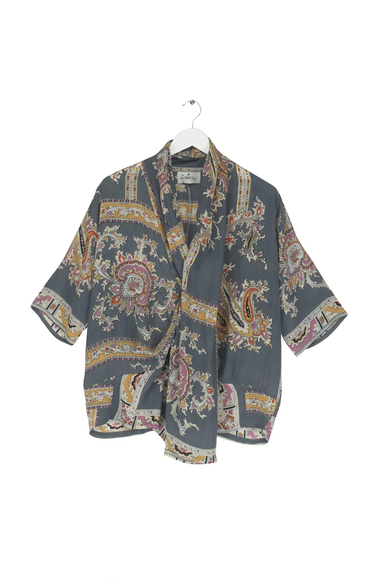 Women One Hundred Stars Handkerchief Grey Rachel Top