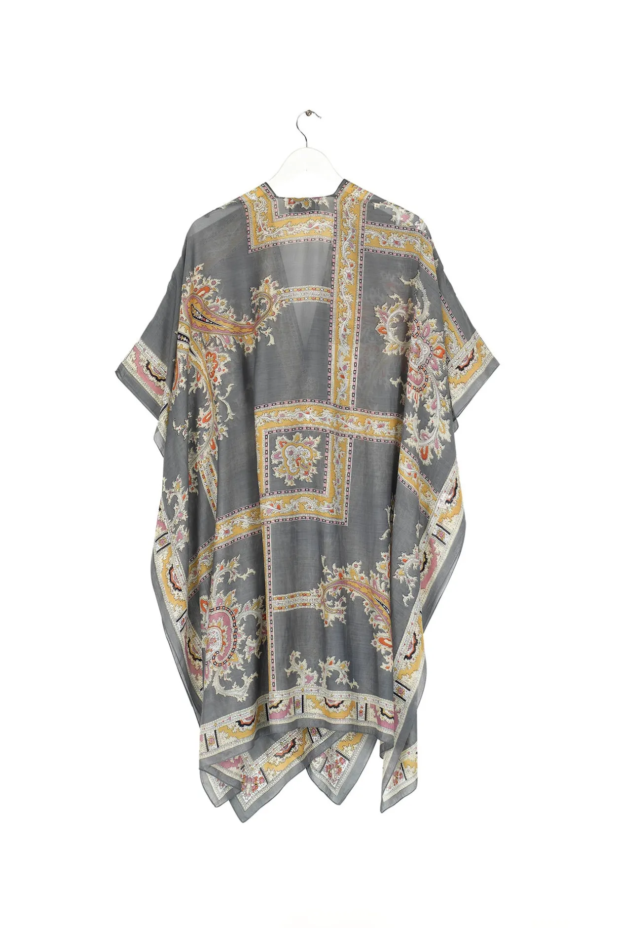 Women One Hundred Stars Handkerchief Grey Throwover