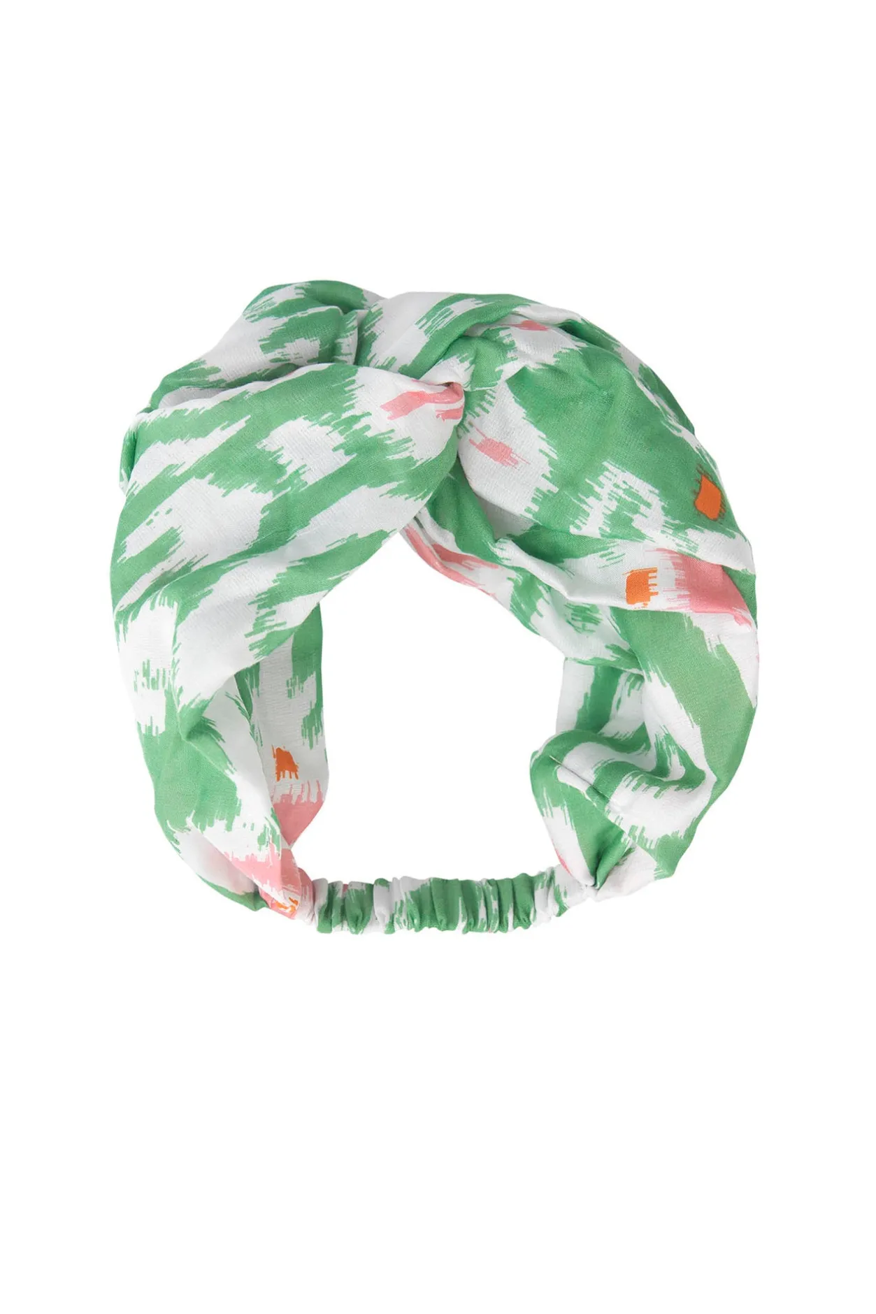 One Hundred Stars Ikat Green Headband