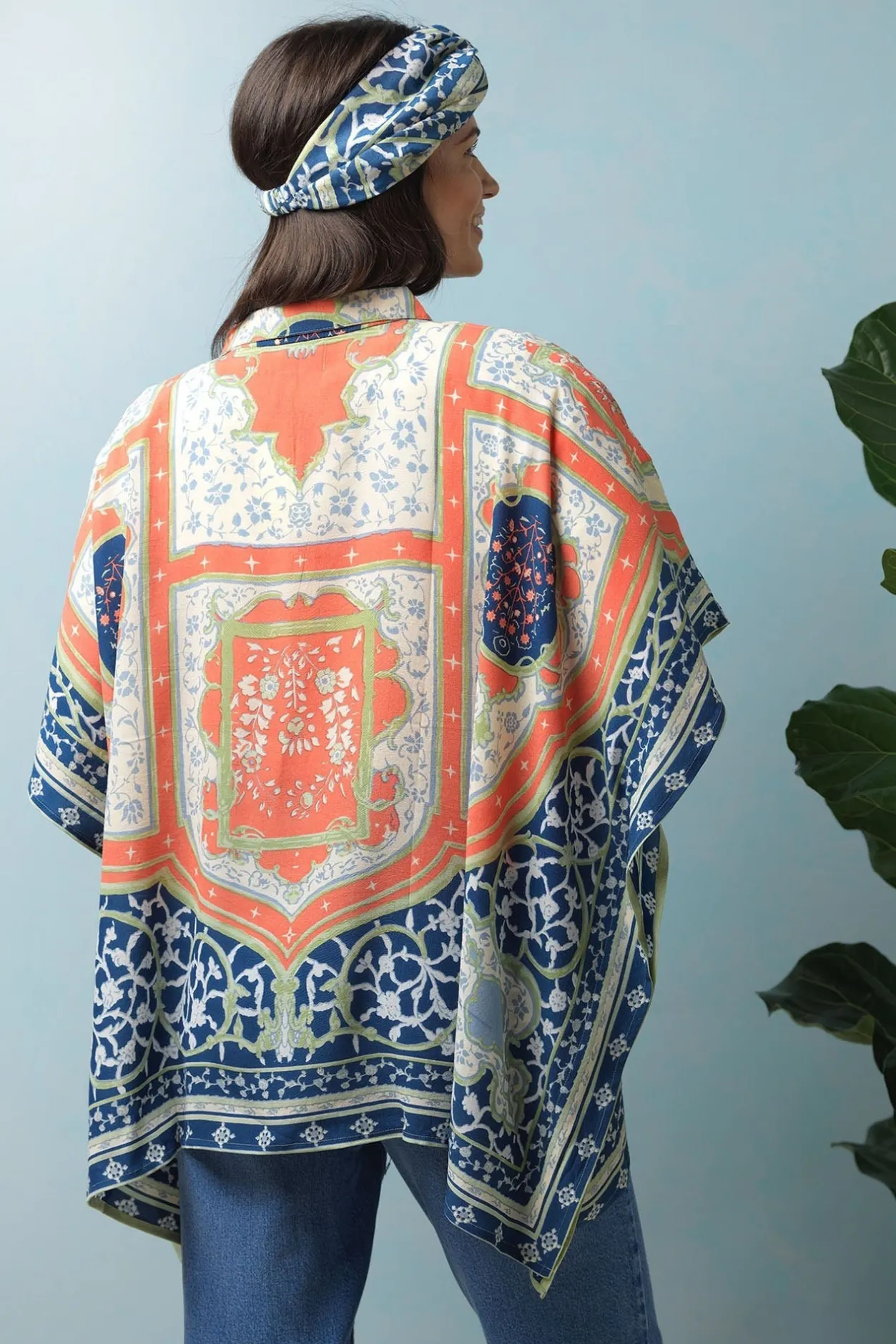 One Hundred Stars Indian Summer Blue Headband