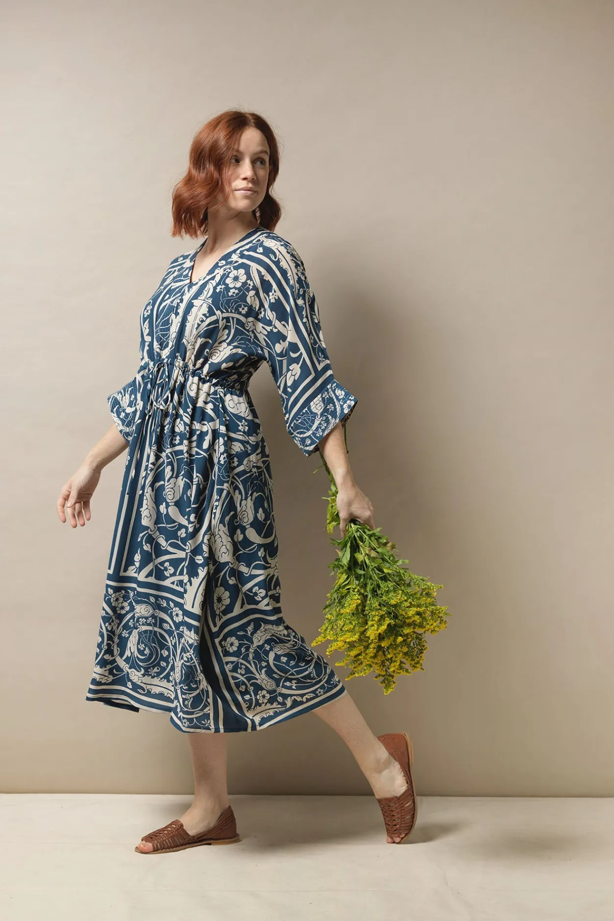 Women One Hundred Stars Jaipur Blue Abbi Dress