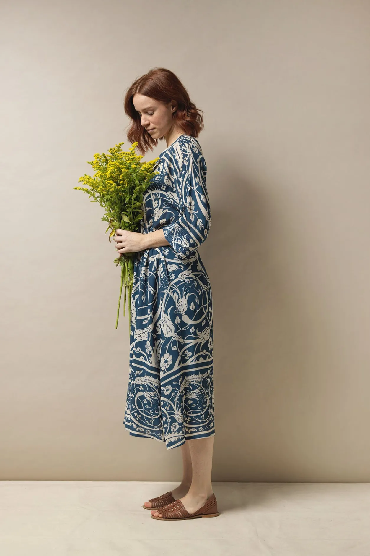 Women One Hundred Stars Jaipur Blue Abbi Dress