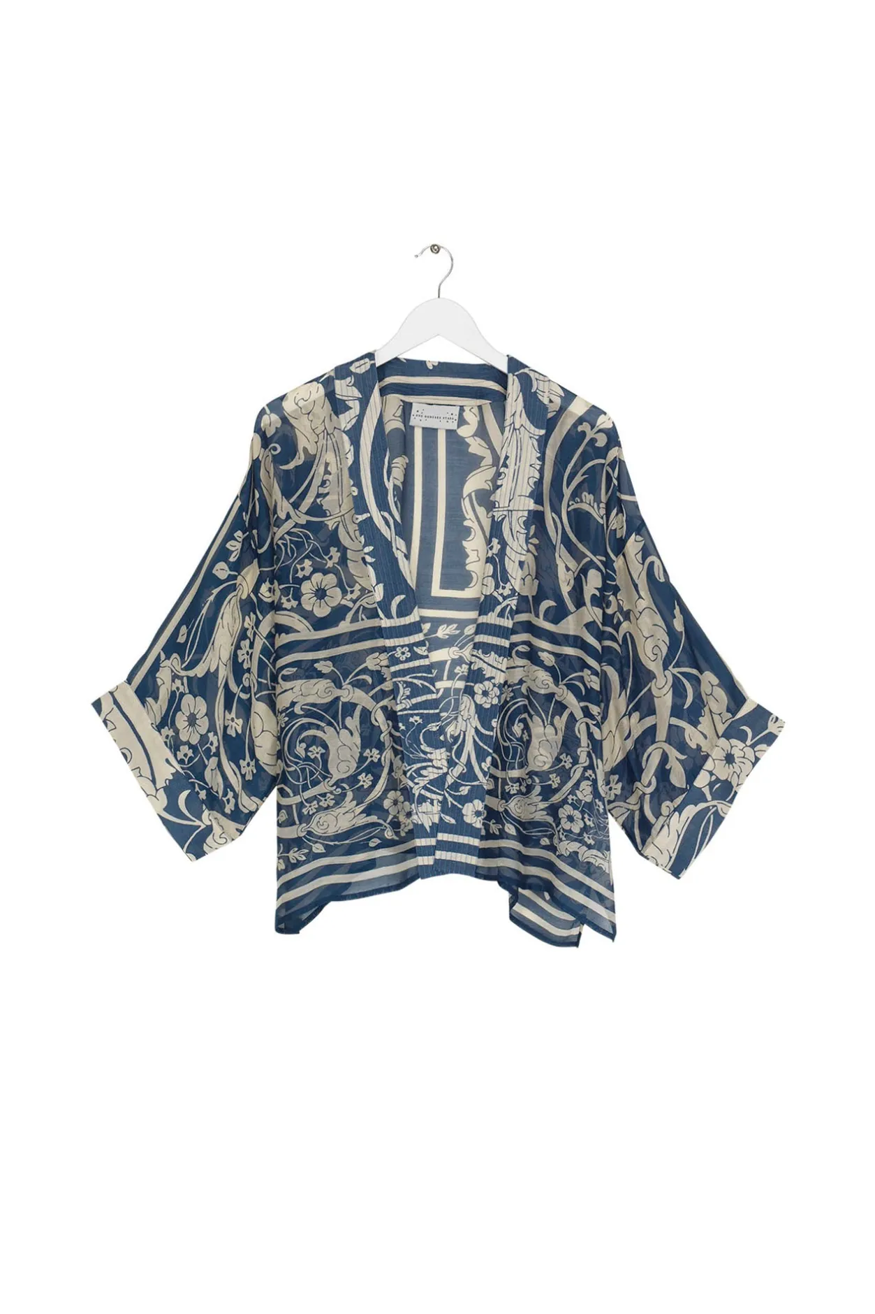 Women One Hundred Stars Jaipur Blue Kimono