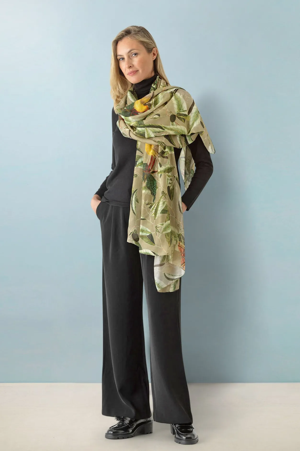 One Hundred Stars Kew Evergreen Stone Scarf