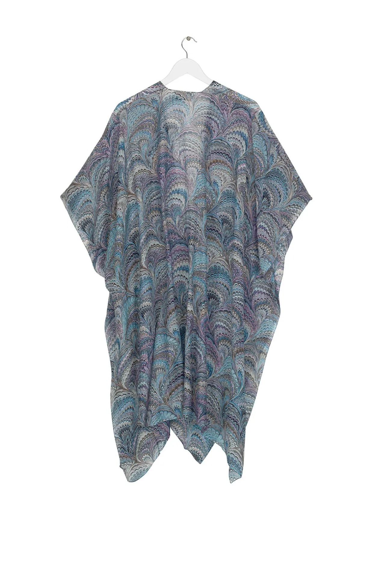 Women One Hundred Stars Marbled Blue Throwover