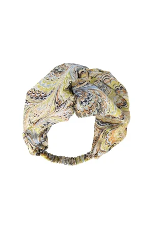 One Hundred Stars Marbled Green Headband