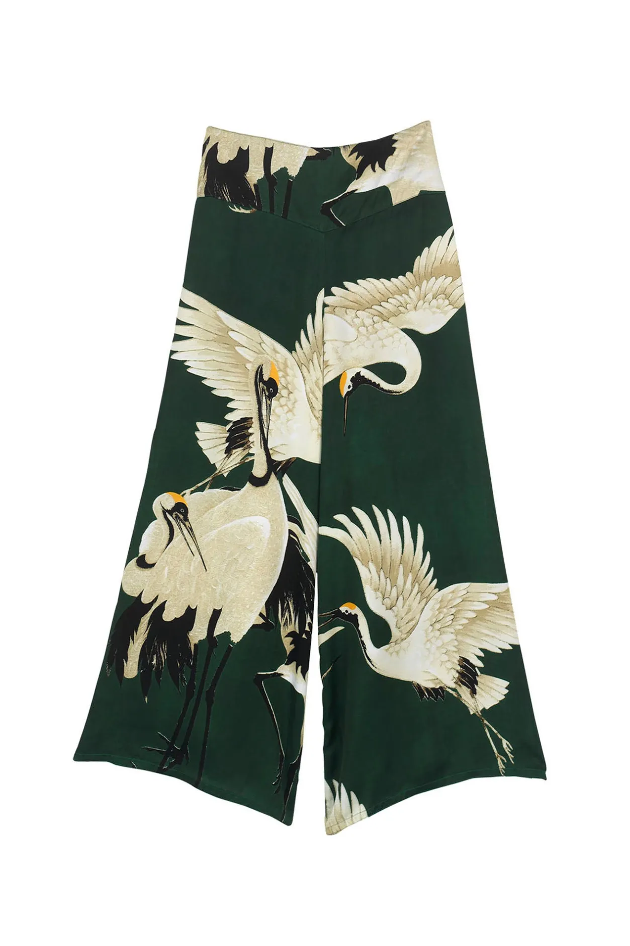 Women One Hundred Stars Stork Forest Palazzo Pant