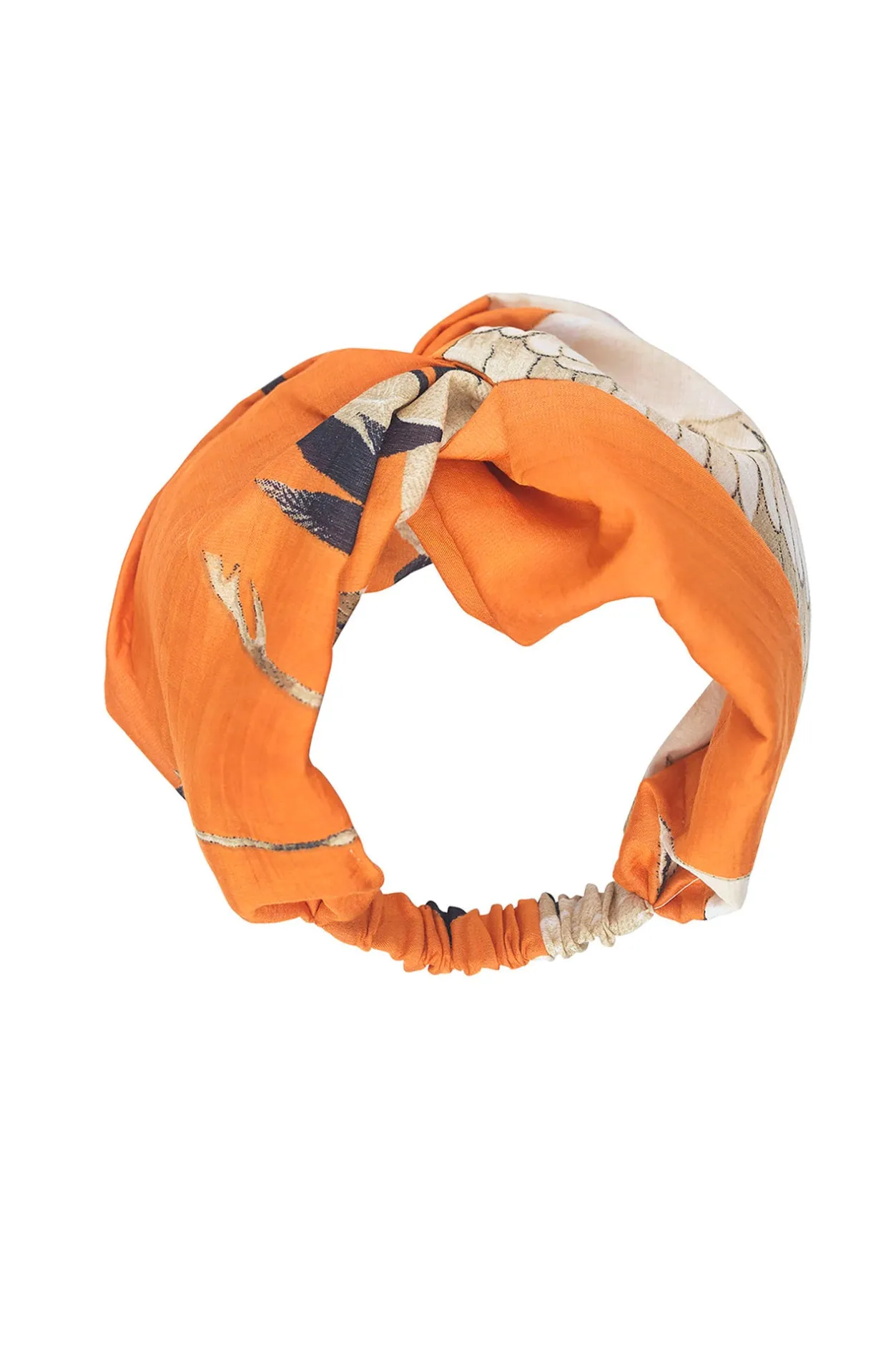 One Hundred Stars Stork Orange Headband