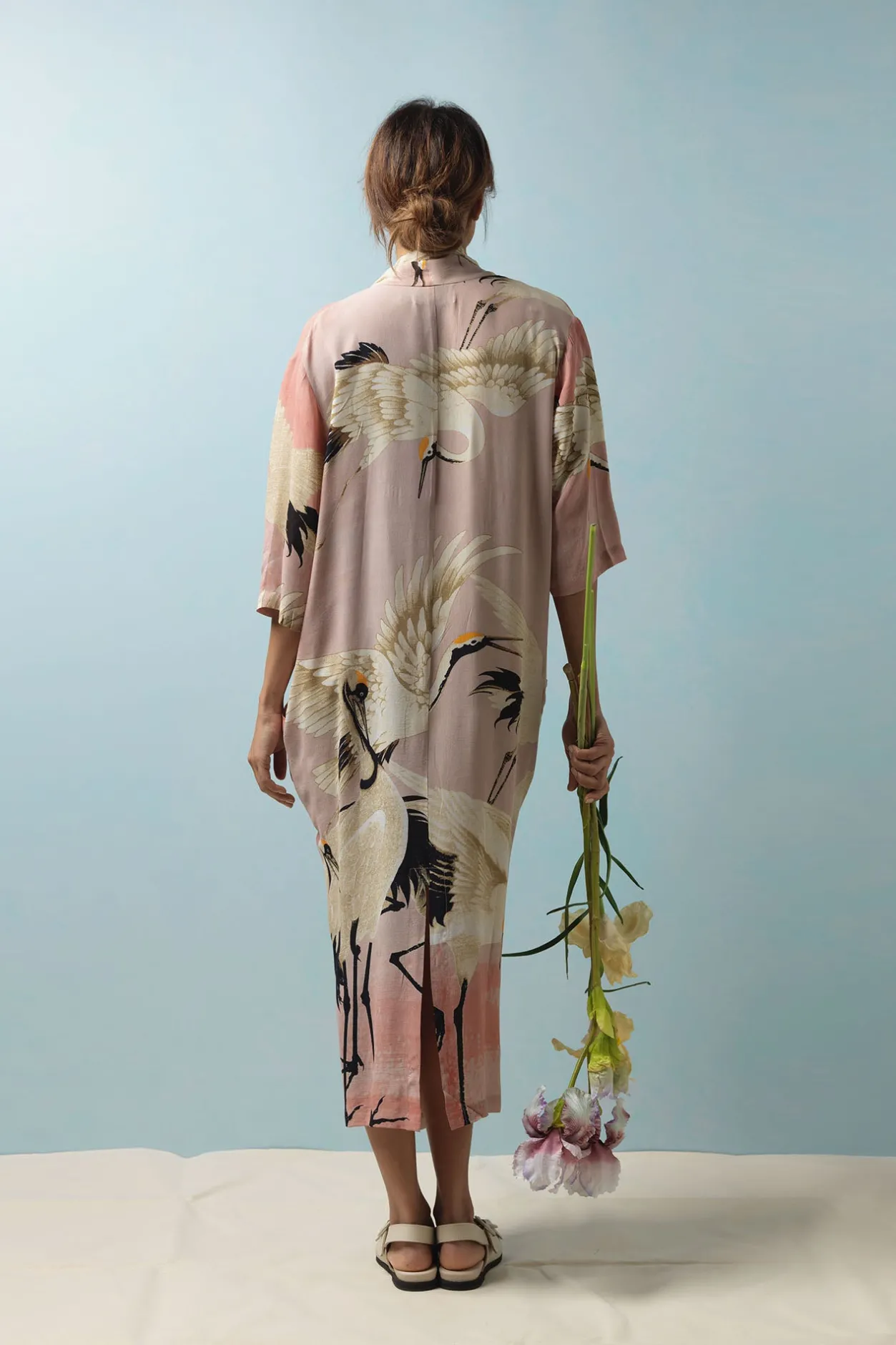 Women One Hundred Stars Stork Plaster Pink Rachel Dress