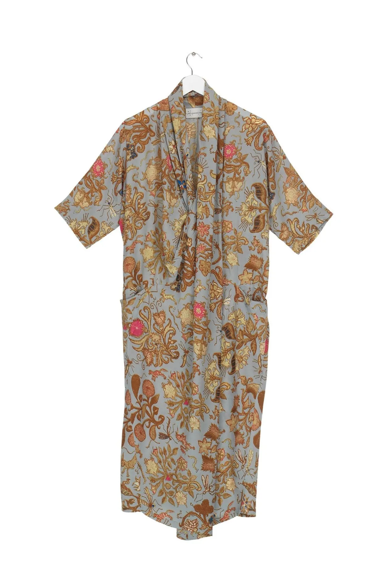 Women One Hundred Stars Tudor Rose Grey Rachel Dress