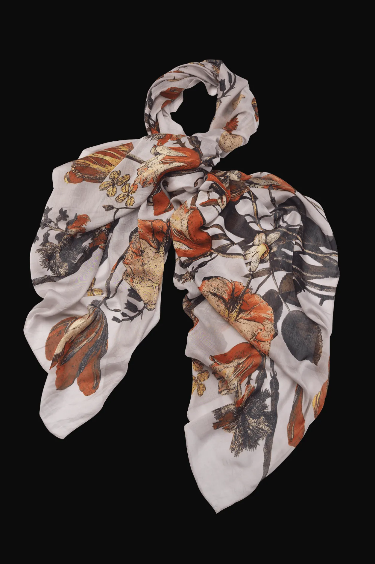 One Hundred Stars Tulip Red Scarf