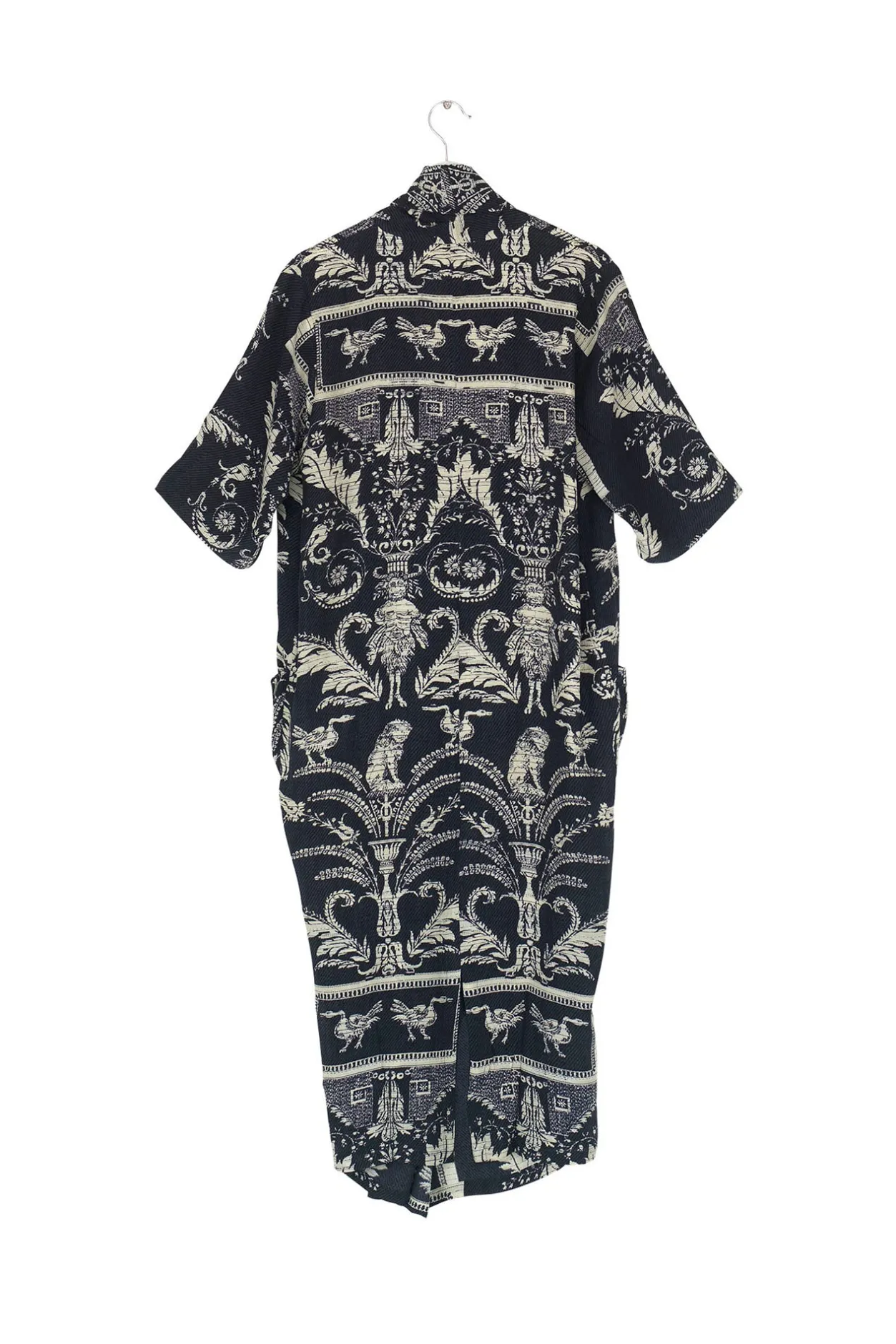 Women One Hundred Stars Vintage Damask Black Rachel Dress